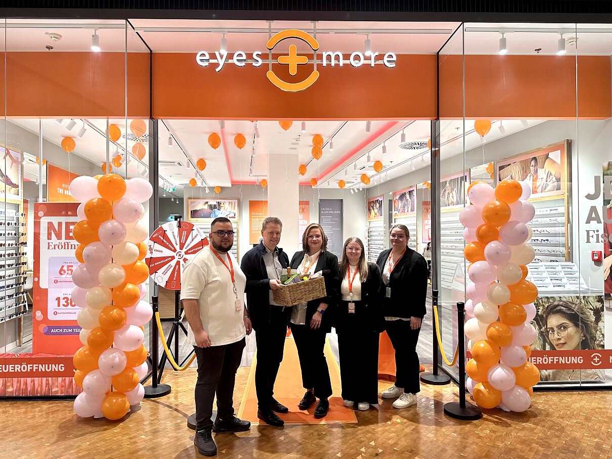 Bild 1: Shop-Eröffnung eyes + more © FISCHAPARK