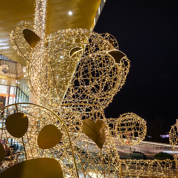 Weihnachten - Außenansicht Bär FISCHAPARK